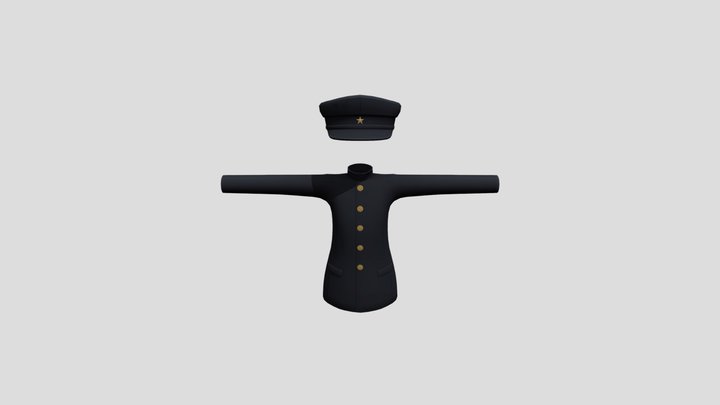 Neige_Gakuran 3D Model