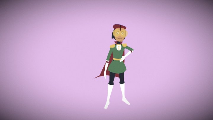 Emara, The Emirati Hero 3D Model