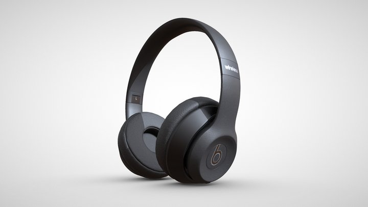 Beats Wireless Headphones 3D Model