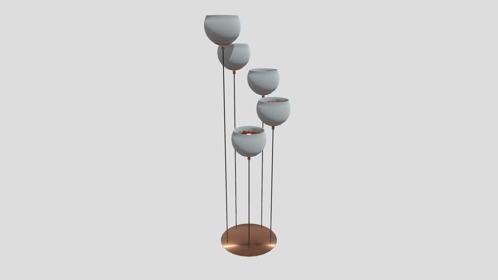 Copper Ceiling Light