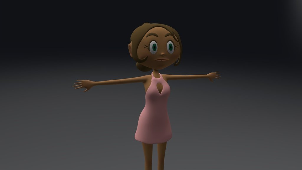 Mindy T pose - 3D model by Carla (@ferracini) [6616176] - Sketchfab