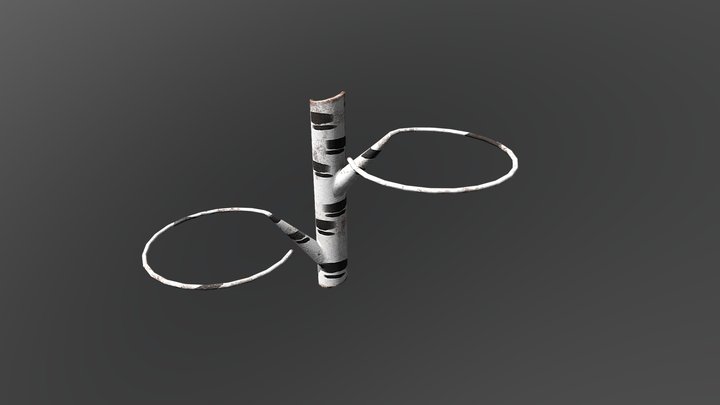 Retro flower stand (USSR) 3D Model
