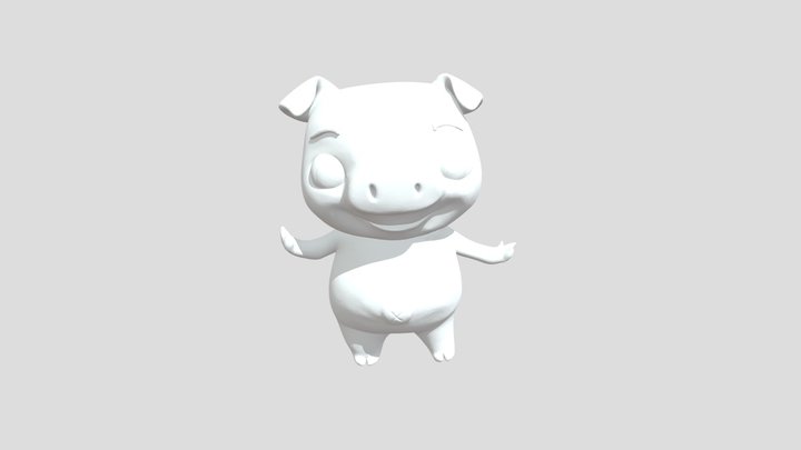 Cocomelon Pepe pig 3D Model