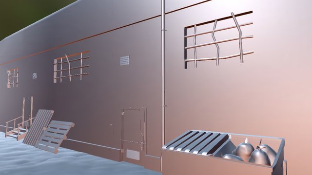 Back Alley 3D Model