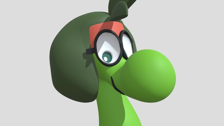 Evergreen's BIG Head 3D Model