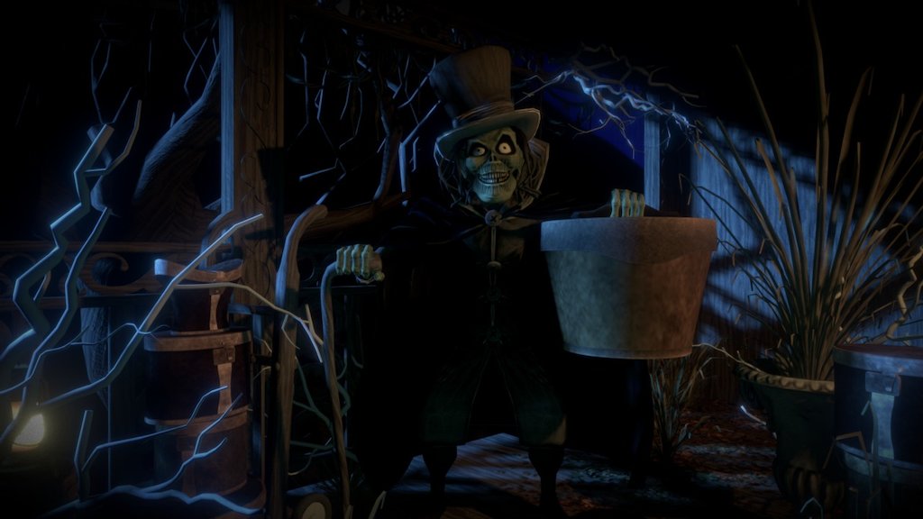 STL file Haunted Mansion Hatbox Ghost Maquette・Model to download