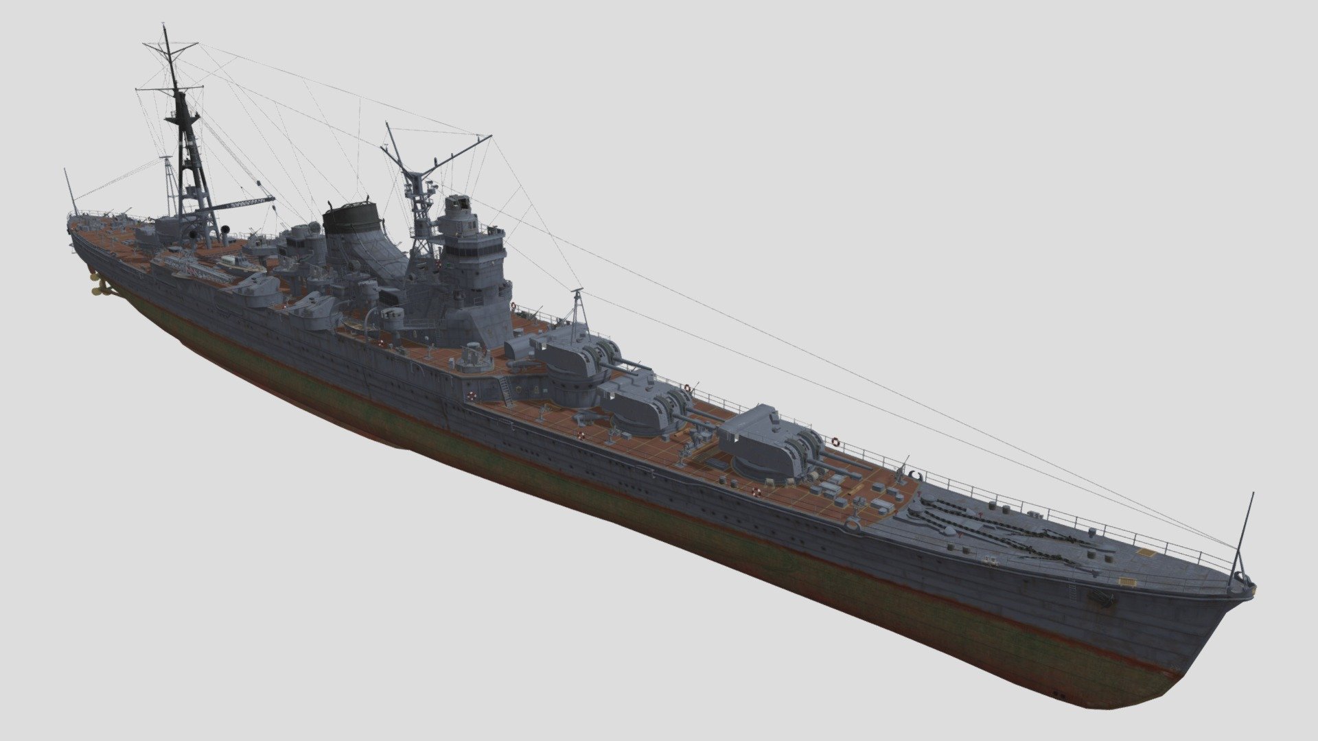 Japanese Light Cruiser 9-大井（Ooi）