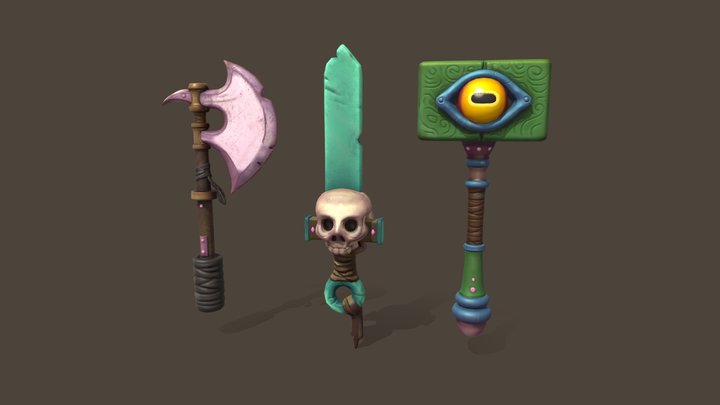 Props set 3D Model