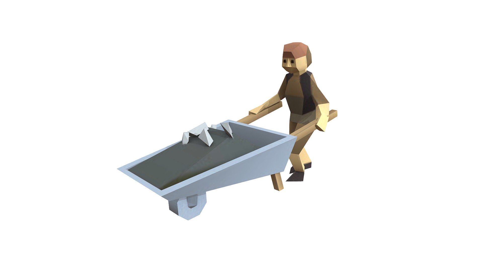 Character Worker Cart AO