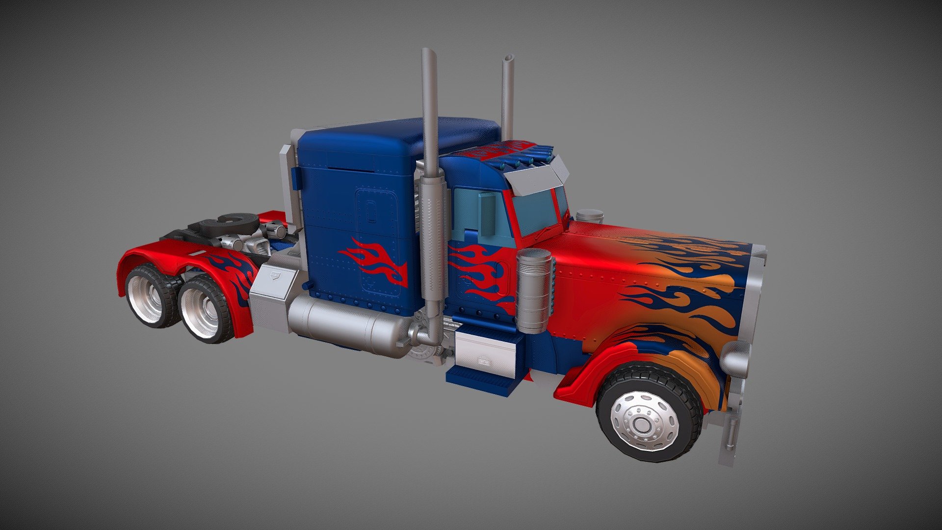 Optimus Prime (Truck Form) - Buy Royalty Free 3D model by FabStarbolt  (@FabStarbolt) [6619b36]