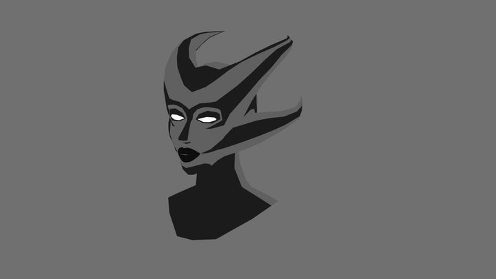 Extraterrestrial Nyahbinghi Woman 3D Model
