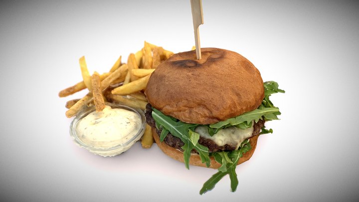 Hamburger 3d scan 3D Model
