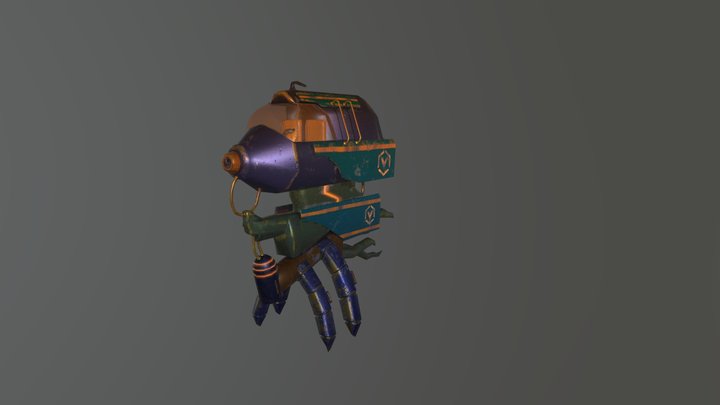 vaisseau HEAJ 3D Model