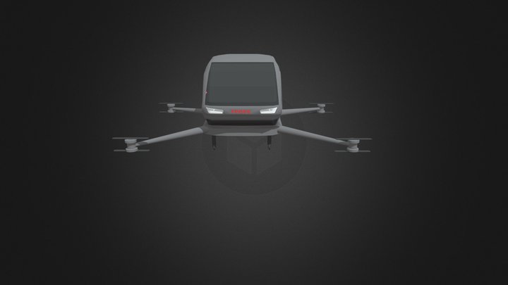 Taxi Drone Frogs 3D Model