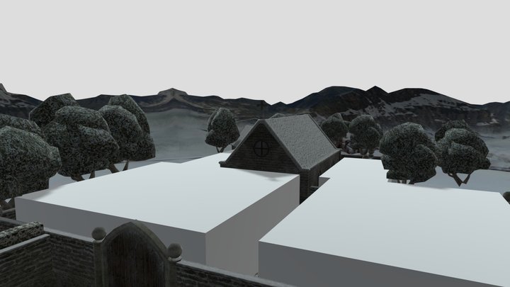 Ice Scream 2 Cemetery 3D Model