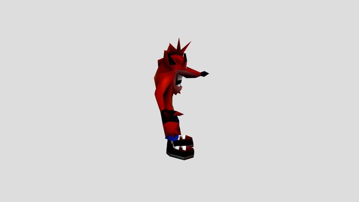 crash_bandicoot__2___model_rip___nst_rigged__by_ 3D Model