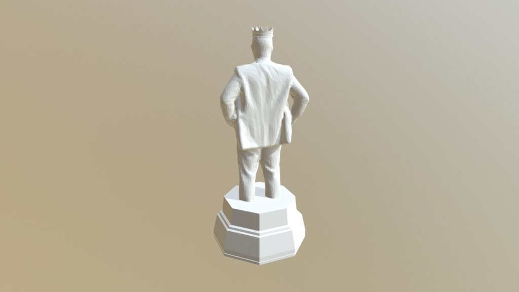 White King Chess Piece