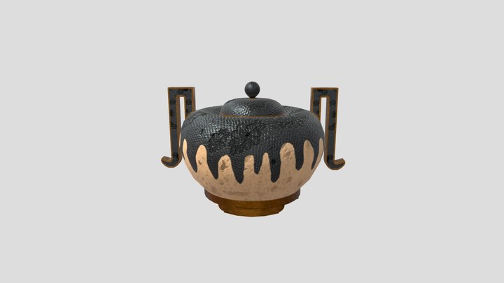Chinese Jar - Museum Asset Deisgn Assignment 3D Model