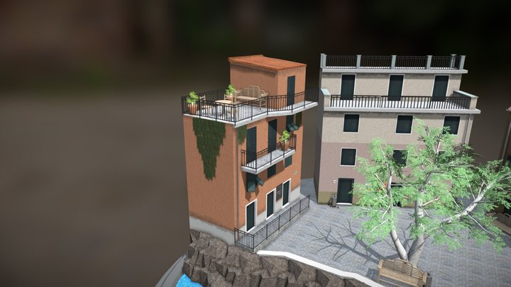 Test Martijn CityScene 3D Model