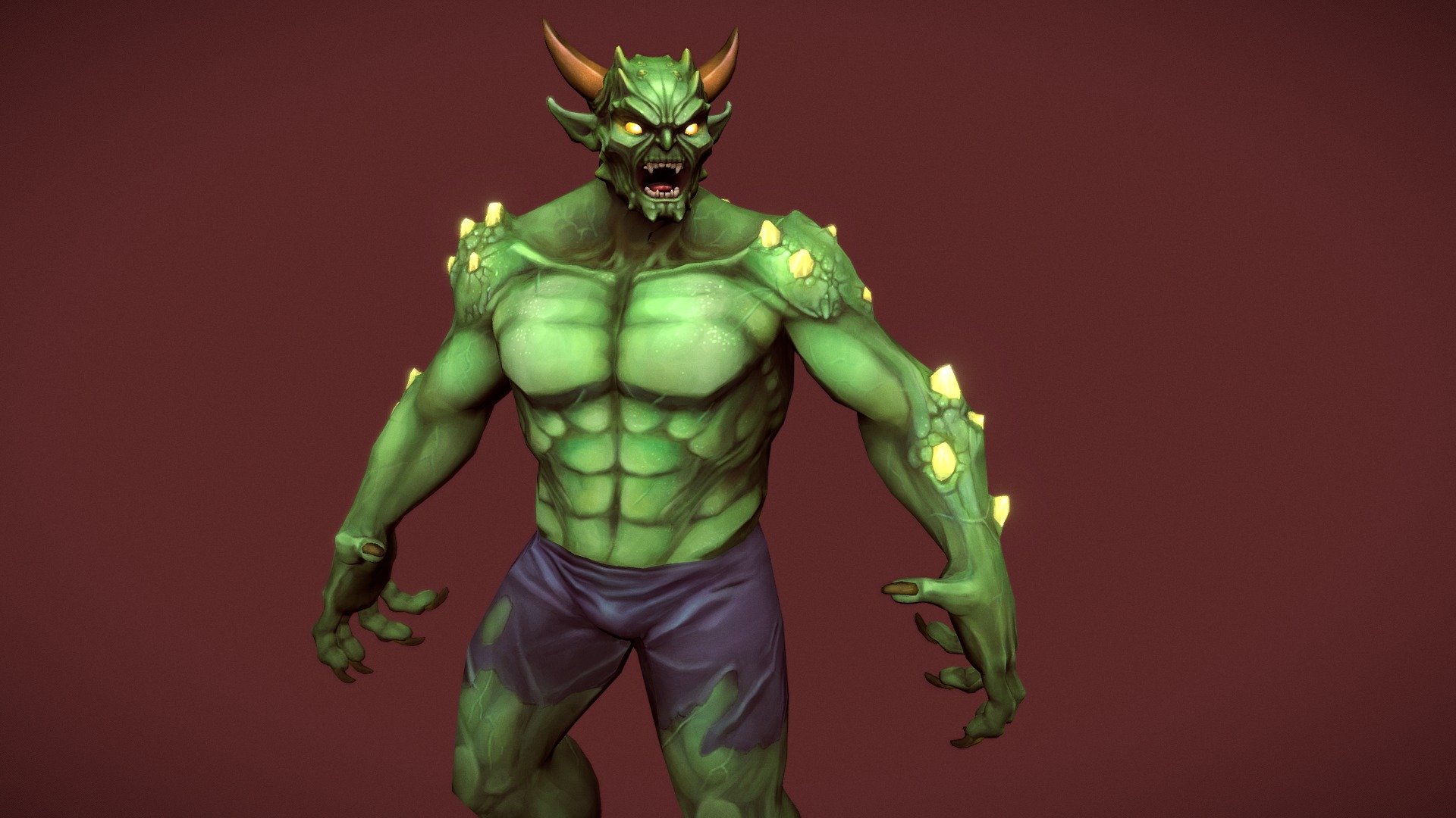 Ultimate Green Goblin Fanart Download Free 3D model by