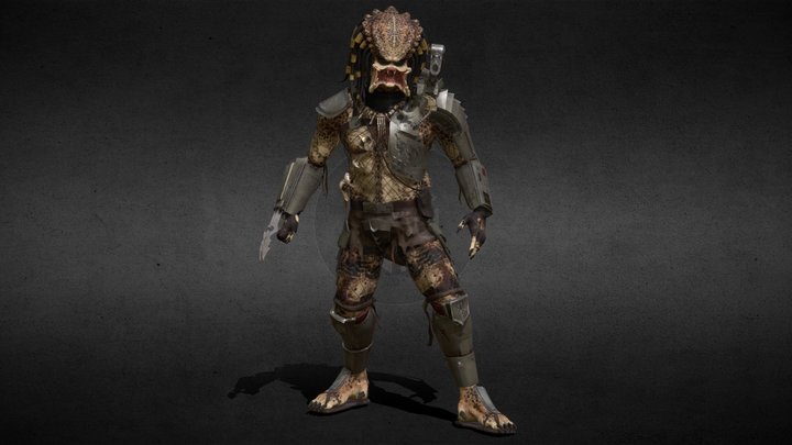 Predator.The Jungle Hunter 3D Model