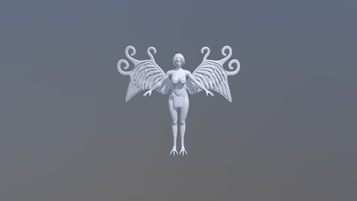 Vermillion Bird 3D Model