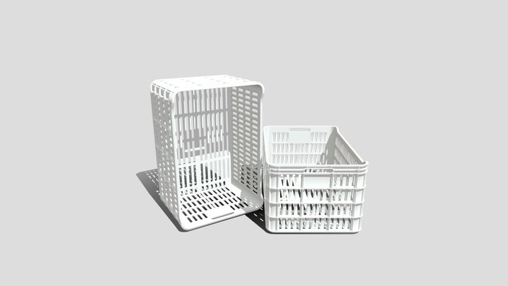 Crate 3D Model