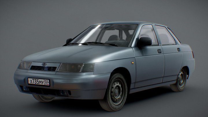 Lada (VAZ) 2110 3D Model