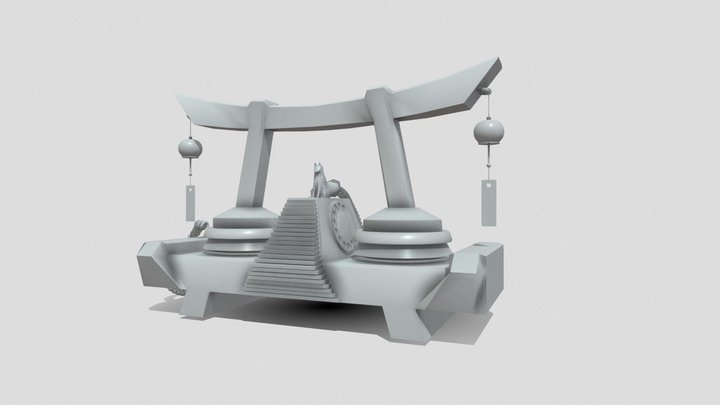 Shinto Retro Phone 3D Model
