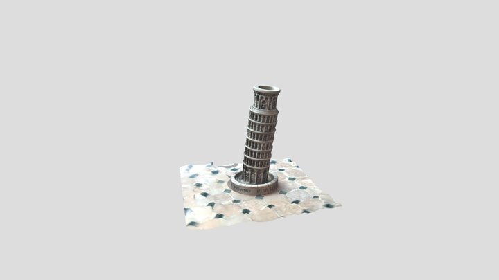 Parts of Speech Pisa Tower Willie Samuel Barrios 3D Model