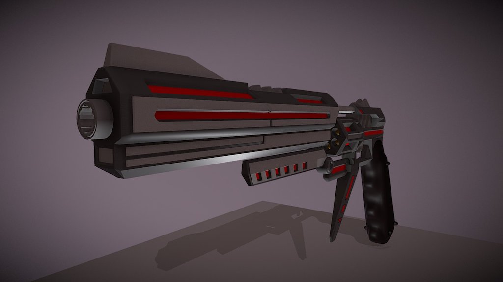 Revolver - 3D model by Jian_Yee_Lai [6623fba] - Sketchfab