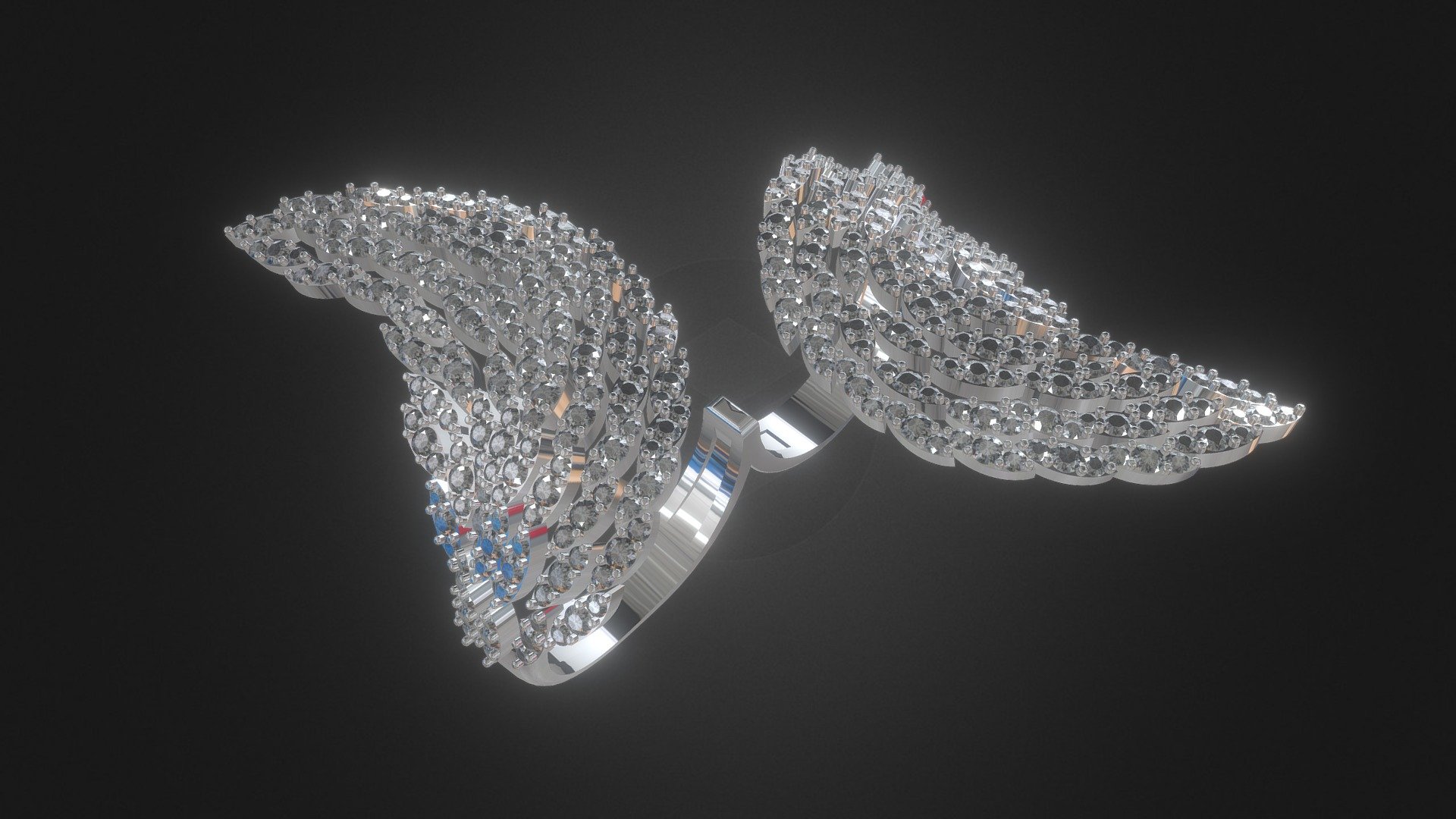Wings Rings-- - 3D model by khattab.go [6624c92] - Sketchfab