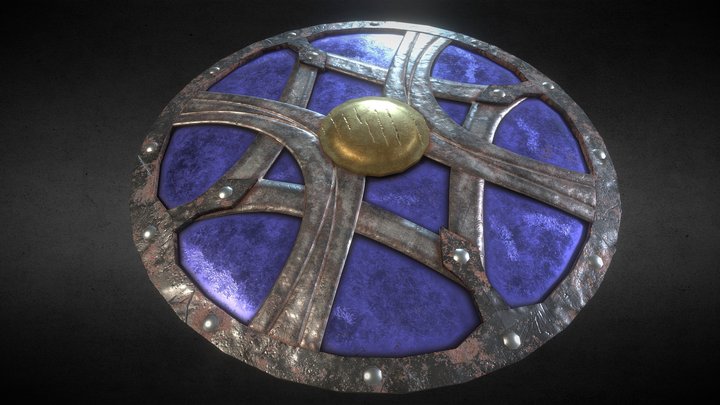 Old Shield 1 3D Model