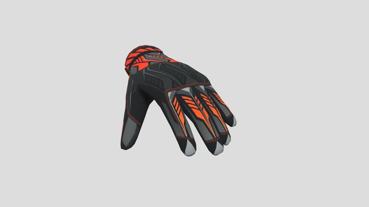 Gloves Living Flame 3D Model
