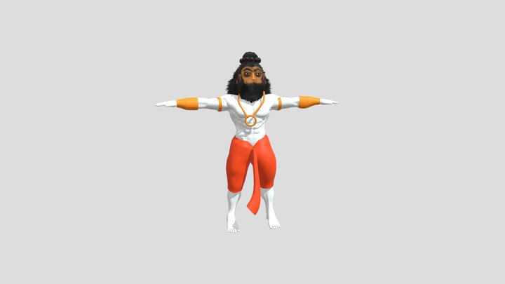 Hanuman 3D Model
