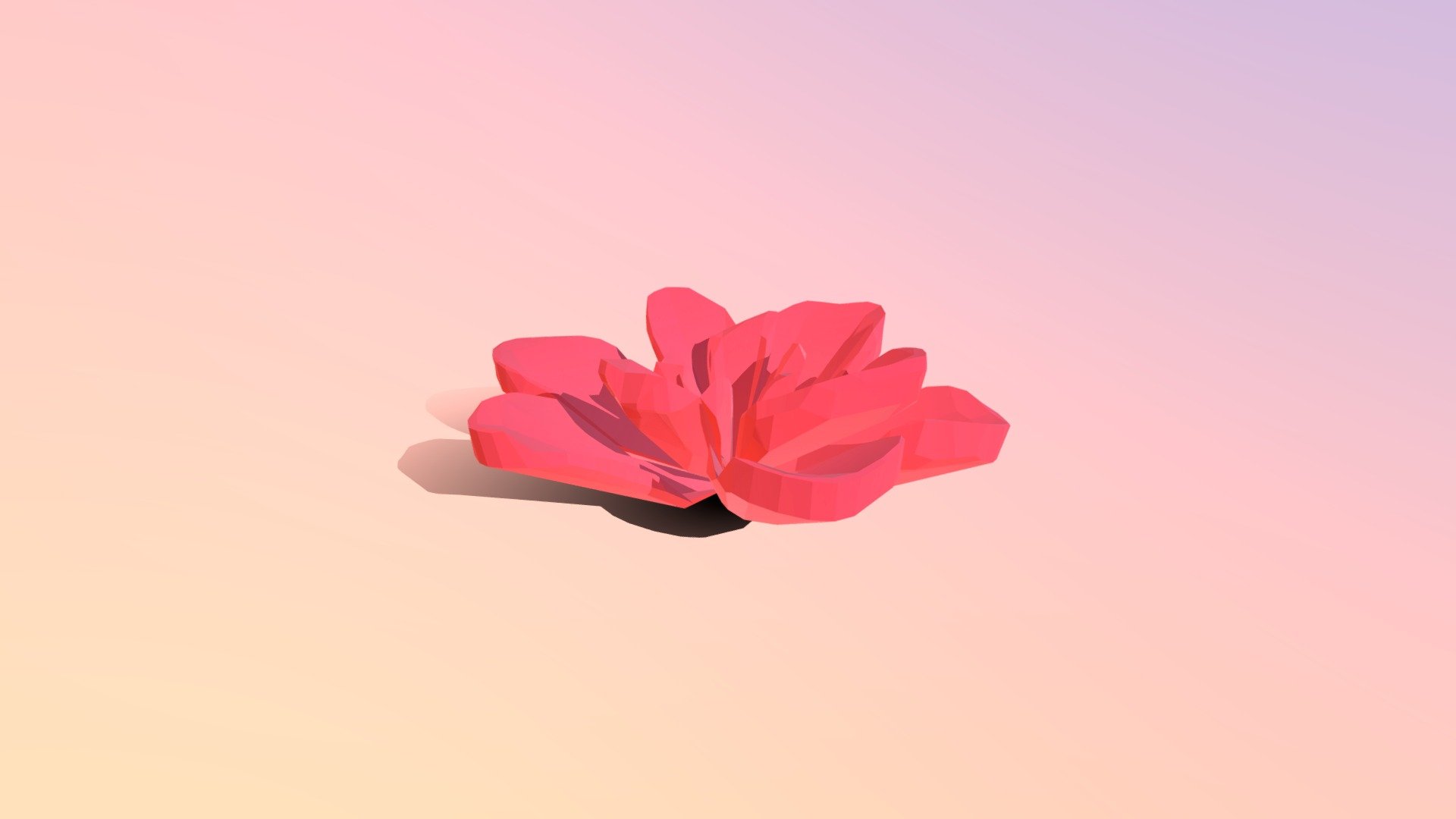 Low-poly Succulent