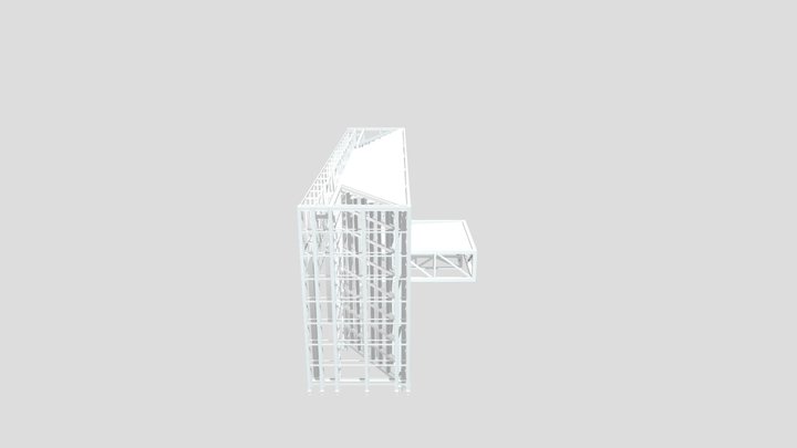 Fachada SICOOB 3D Model