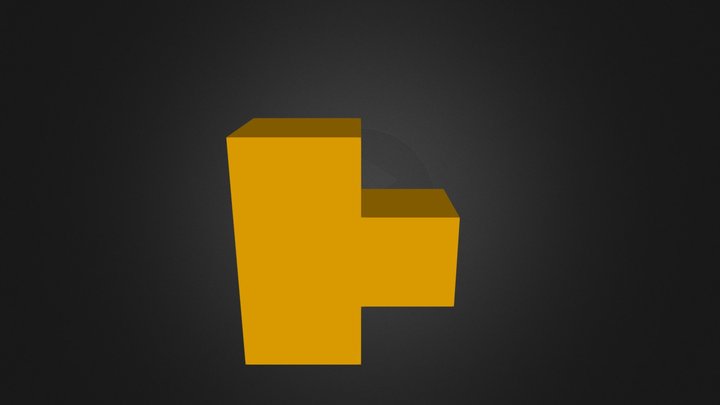 Orange Piece 3D Model