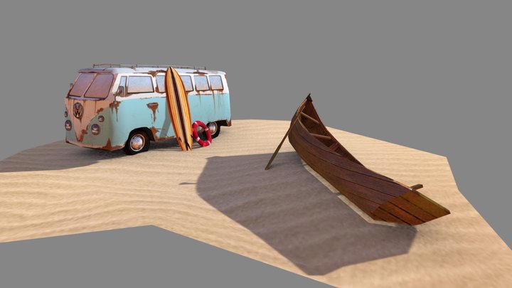1ANI27N_VanBruyssel_Amber_5FinishedProps 3D Model