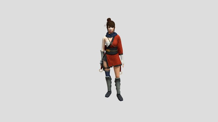 Standing Idle 3D Model