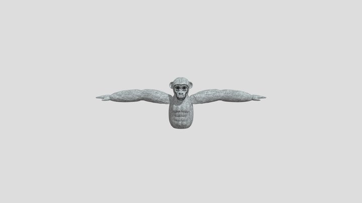 Kong player model for free 3D Model