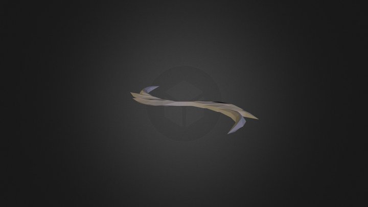 Moon Leaf High Poly 3D Model