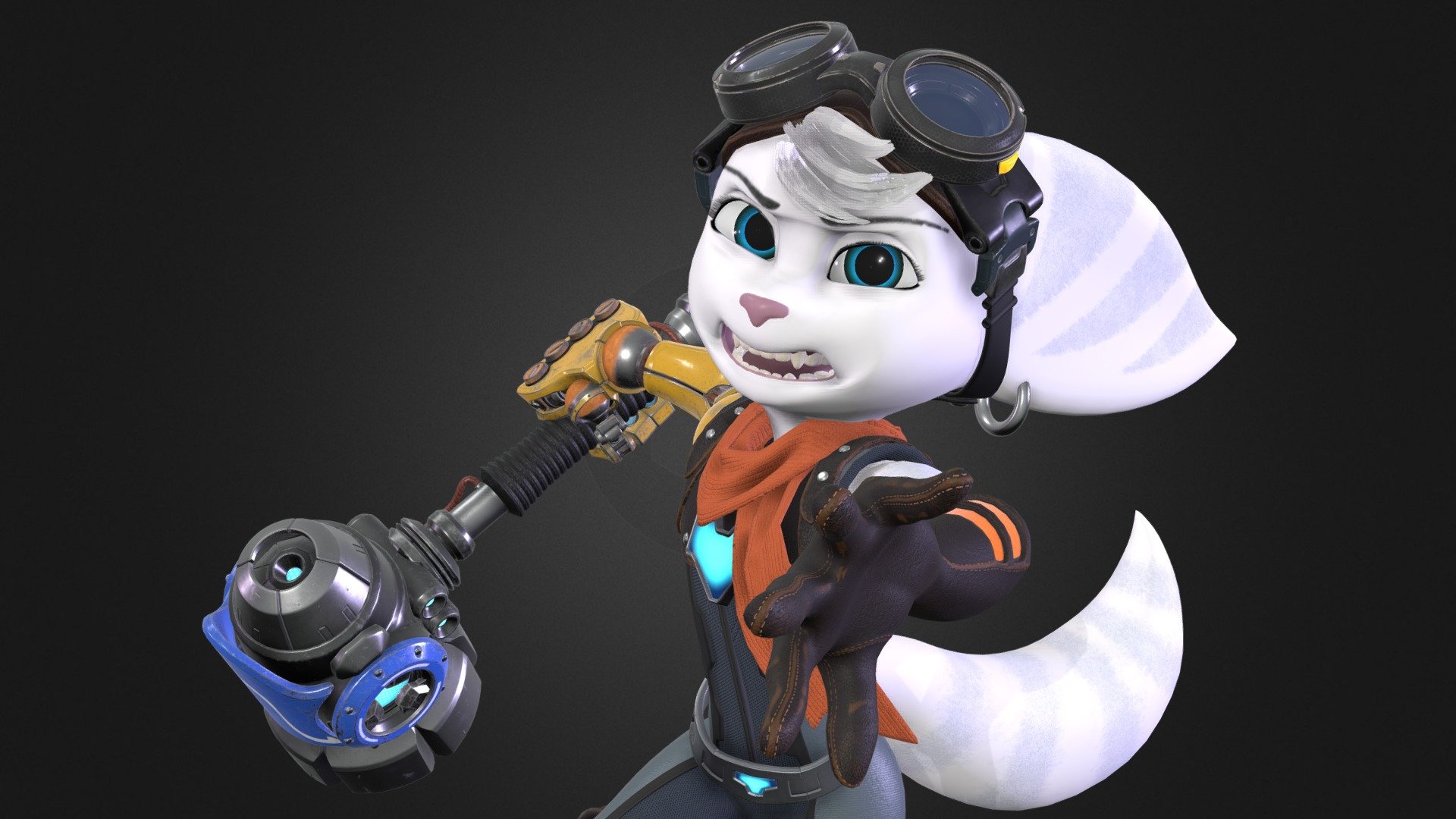 Rivet From Ratchet And Clank Rift Apart Free D Model Rigged Cgtrader ...