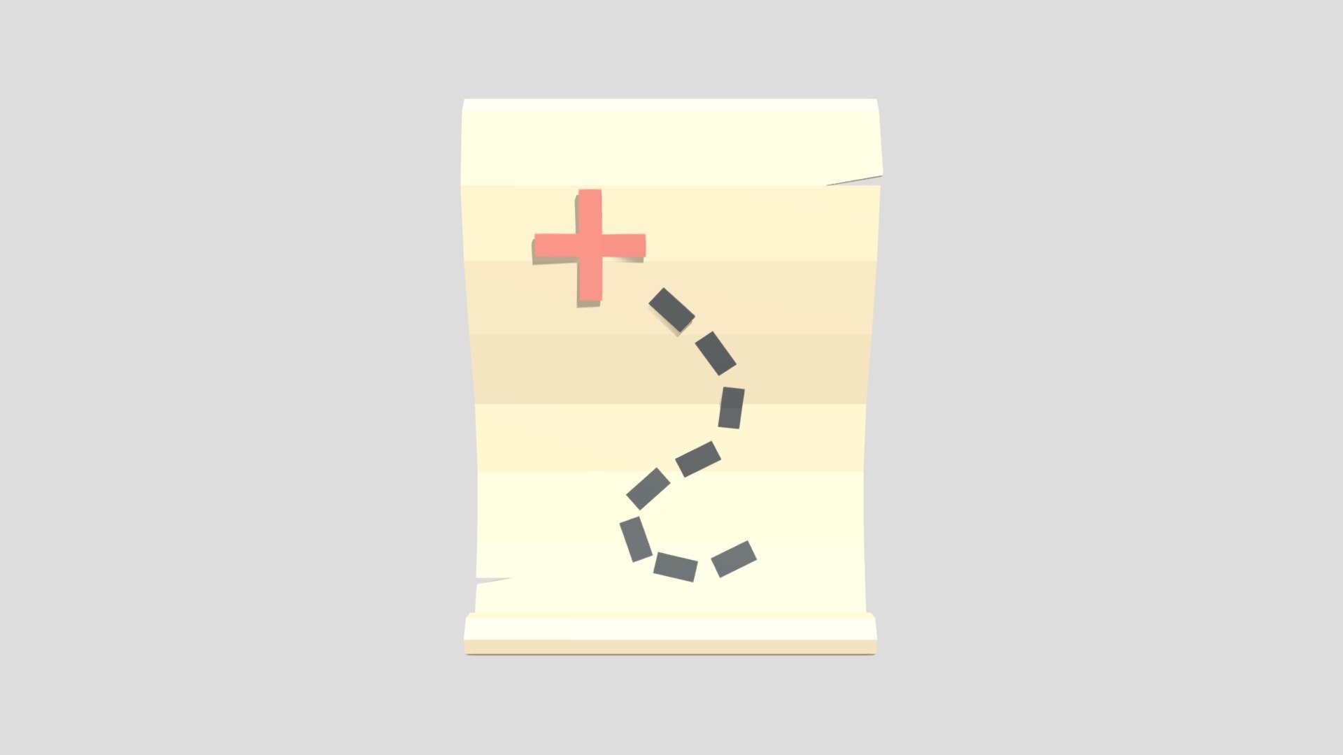Treasure map from Poly by Google