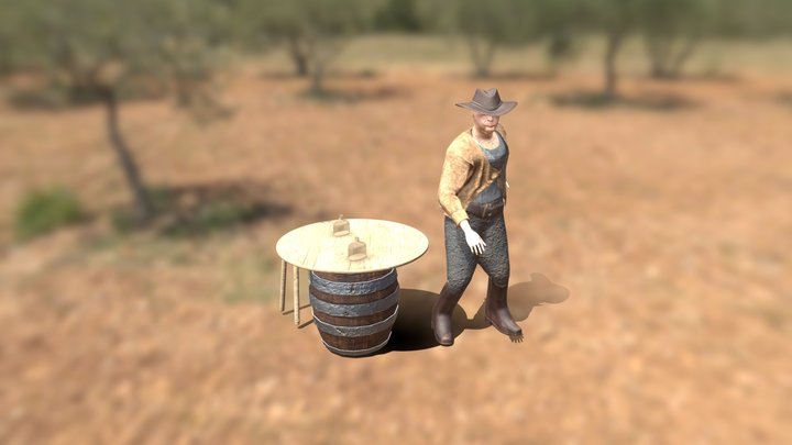 Shoulda Been a Cowboy - Advanced Modeling Final 3D Model