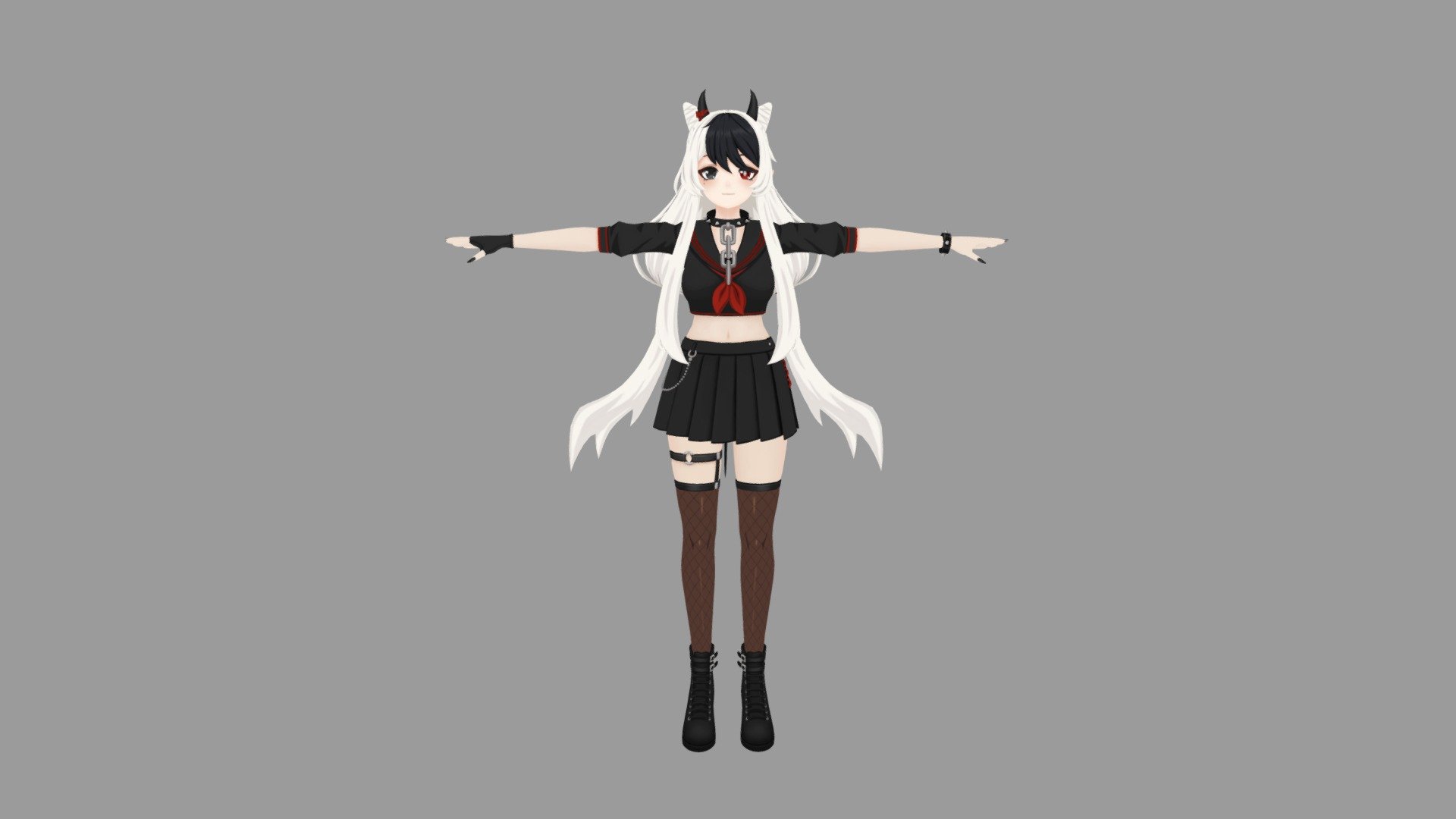 anime character - 3D model by lydiaqx [662f5a5] - Sketchfab