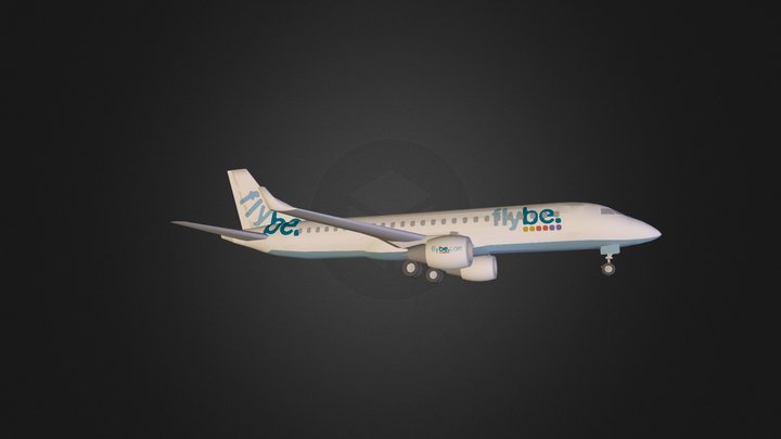Flybe Plane 3D Model