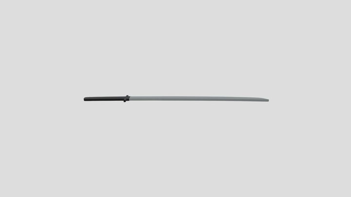 Samurai Sword 3D Model