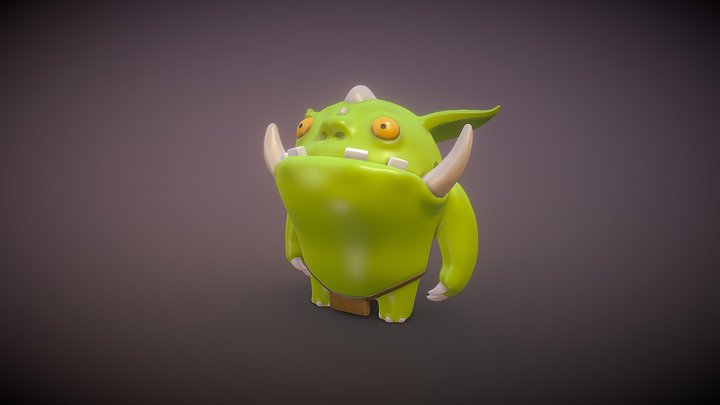 Little Monster 3D Model