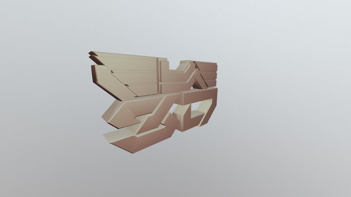 Eye3D Logo 3D Model